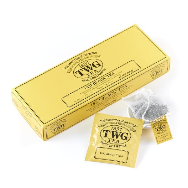 TWG Tea ｜1837 Black Tea（コットンティーバッグ， 2.5g×15個入り)