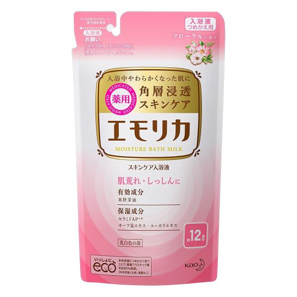 【花王】エモリカ フローラルの香り つめかえ用 ３６０ｍｌ ×５個セット