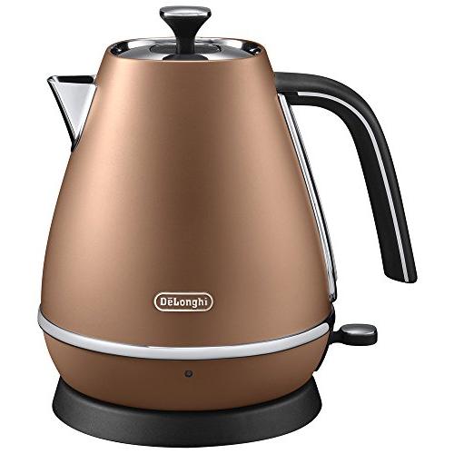 デロンギ(DeLonghi) ディスティンタコレクション 電気ケトル スタイルコッパー 1.0L 空...