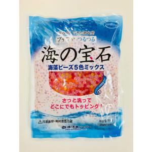 海の宝石 海藻ビーズ5色ミックス500g