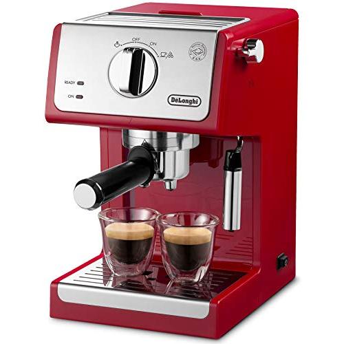 De&apos;Longhi (デロンギ) エスプレッソメーカー ECP3220J-R カプチーノ ラテアート...