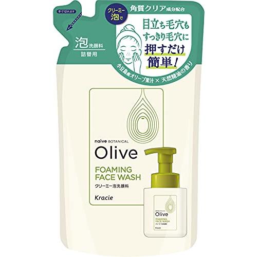 オリーブの恵み ナイーブ ボタニカル クリーミー泡洗顔料 詰替用140mL