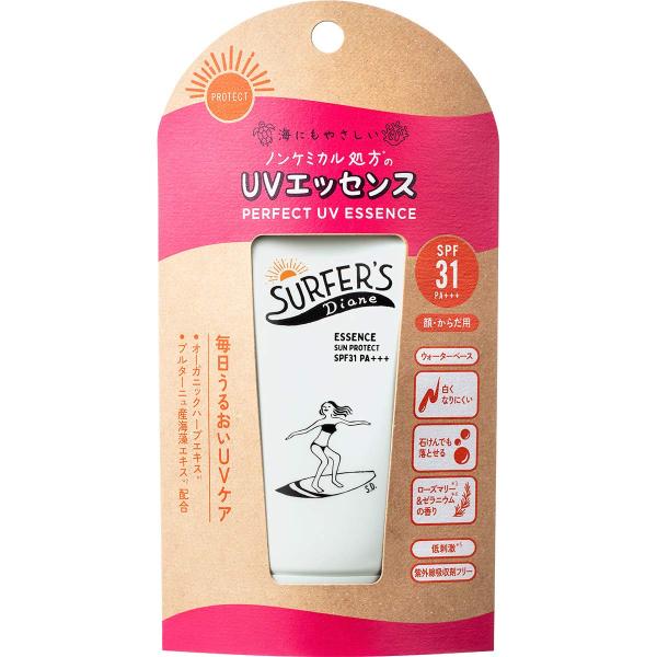 サーファーズダイアン ノンケミカル UＶエッセンス 日焼け止め 50g SPF31/PA+++ 50...