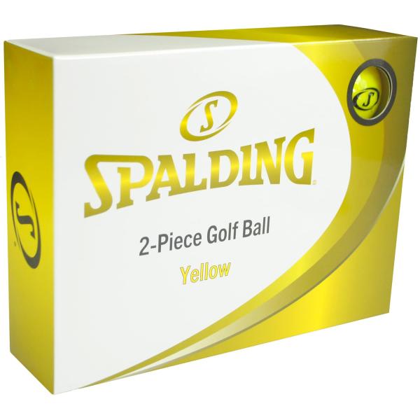 SPALDING(スポルディング) ゴルフボール 1ダース(12個入り) イエロー SPBA-376...