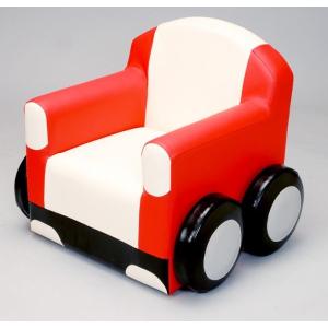 カーソファ スポーツカータイプ／子ども 椅子 ベンチ クッション きっず キッズスペース