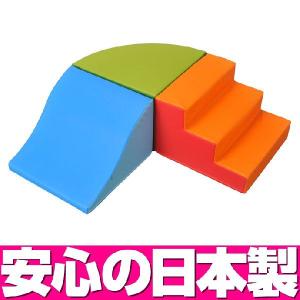 キッズコーナー ソフトクッション フォースクオーターセットA ／日本製 室内 遊具 大型 ブロック｜isuharikoubou