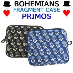 Bohemians (ボヘミアンズ)　オリジナル　フラグメントケース　PRIMOS　花柄　カードケース　ミニウオレット  綿100％　日本製　ネコポス便発送できます｜isuzuyoko