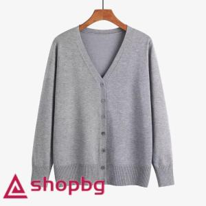 毛玉になりにくい 事務服 カーディガン レディ...の詳細画像1