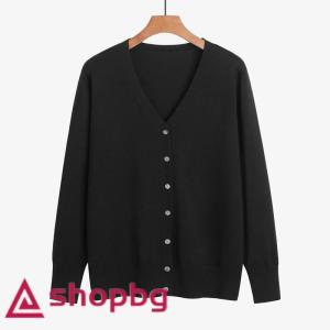 毛玉になりにくい 事務服 カーディガン レディ...の詳細画像5