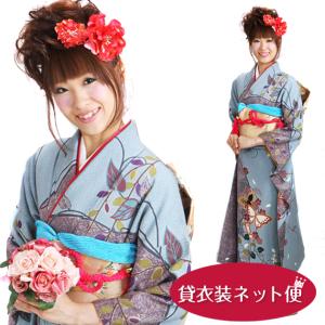 振袖レンタル 成人式 成人式着物 1月 振袖 レンタル レンタル振袖 緑