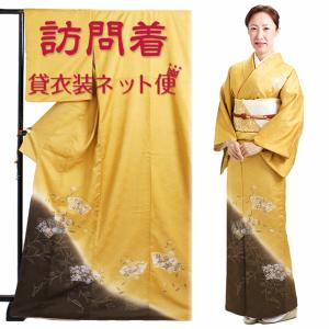 訪問着 レンタル 正絹 50代 卒業式 必要なもの一式 結婚式 薄オレンジ