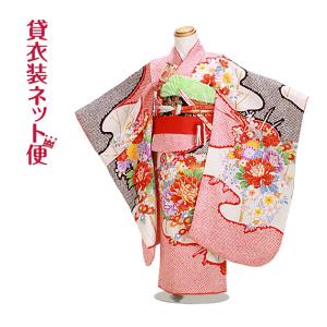 松田聖子ブランド 七五三 着物 7歳 女の子 着物レンタル 5歳 503 送料