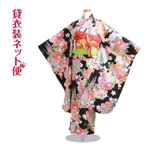 松田聖子ブランド 七五三 着物 7歳 女の子 着物レンタル 5歳 503 送料