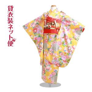 松田聖子ブランド 七五三 着物 7歳 女の子 着物レンタル 5歳 503 送料