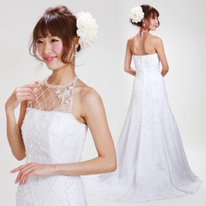 ウェディングドレス レンタル 9号-13号 Aライン ウエディングドレス
