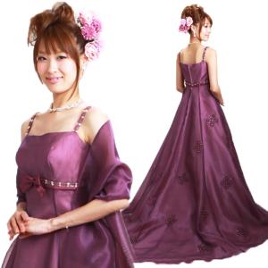 二次会 ドレス レンタル 9号-11号 ワインレッド Aライン 1129 結婚式 お呼ばれ 服装 フォーマル 演奏会 発表会 披露宴 往復送料無料