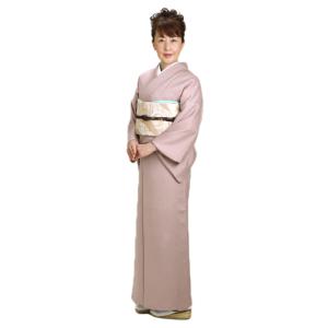 ☆灰緑 作家物 刺繍一つ紋 色無地 着物 七五三 入学式 卒業