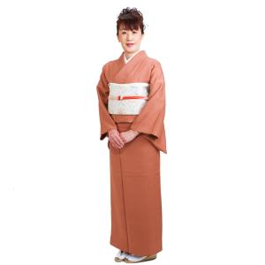 色無地 レンタル 袷 10月〜5月向け 正絹 一ツ紋 クリーム色 着物 入学