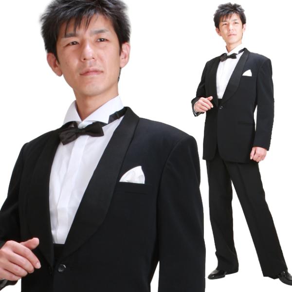 タキシード 黒タキシード レンタル セット 新郎 父 ゲスト レンタルタキシード 貸衣装 tuxed...