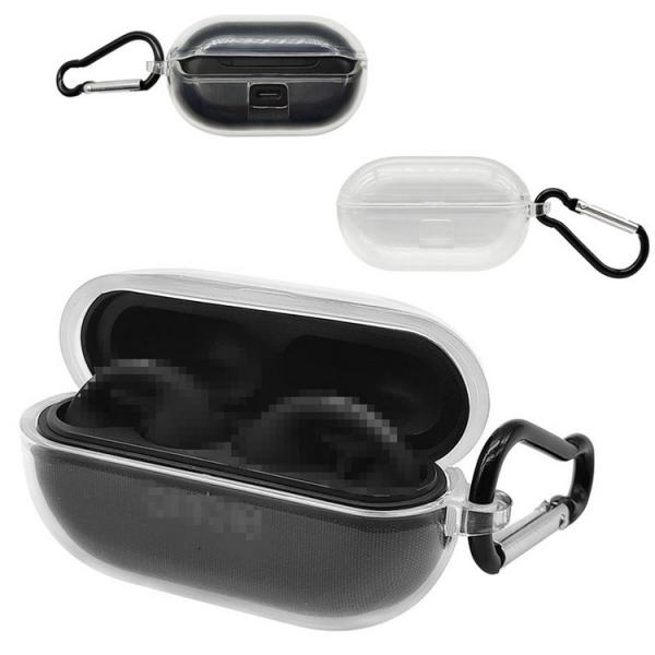 ambie AM-TW01 クリア ケース 収納カバー充電穴あり 透明 TPUケース/カバー カラビ...