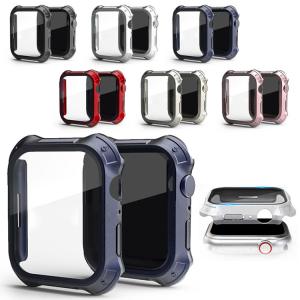 Apple Watch Series 9/8/7/Ultra 2/1 ケース ガラスフィルム ケース カバー 液晶保護カバー アップルウォッチ シリーズ9/8/7/ウルトラ2/1 41mm/45mm/49mm｜it-donya