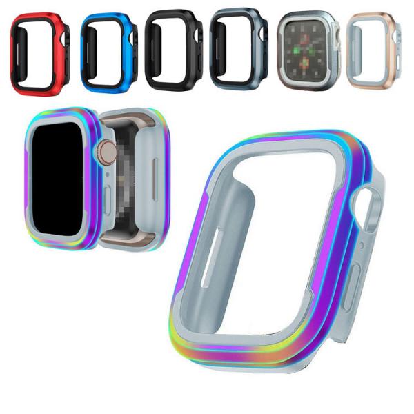 Apple Watch Series 11/10 ケース 耐衝撃 カバー TPU＆アルミバンパー か...