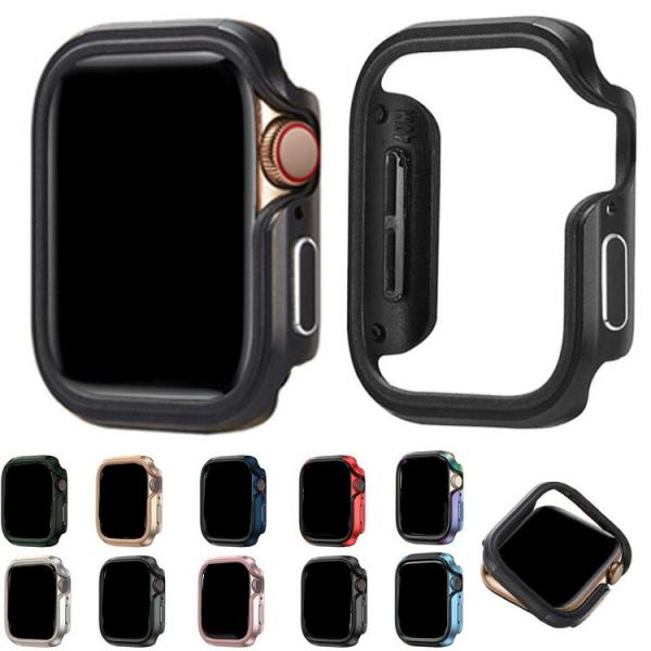 Apple Watch Series 11/10 ケース 耐衝撃 カバー TPU＆アルミバンパー か...