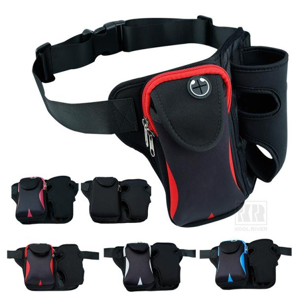 ウエストポーチ 水筒 ケース  ペットボトルホルダー ベルトポーチ ベルトホルスター ウエストバッグ...
