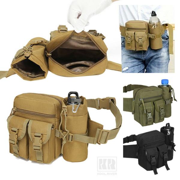 ウエストポーチ 水筒 ケース  ペットボトルホルダー ベルトにつける ベルトポーチ ベルトホルスター...