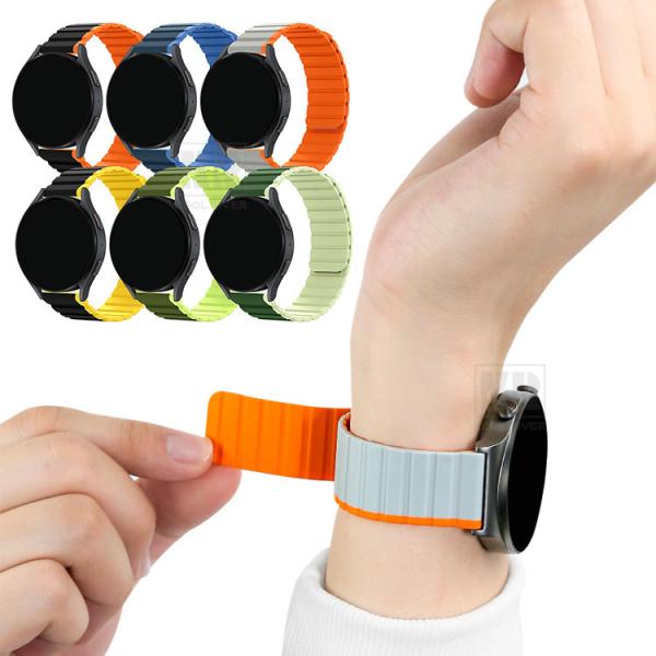 HUAWEI Watch バンド ベルト シリコン マグネット付き 磁気付き バンド幅 18mm 2...