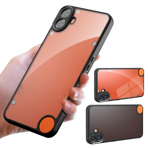 CMF Phone 1 ケース クリア 背面透明 カバー マット 耐衝撃 ケース/カバー TPU +...