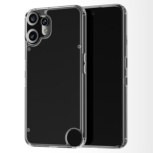 CMF Phone 2 Pro ケース クリア 透明 カバー 角 保護 コーナーバンパー 耐衝撃 ケ...