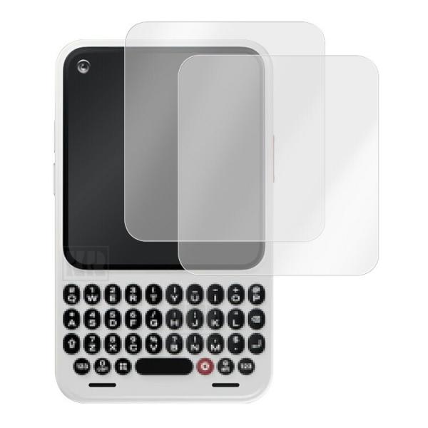 Clicks Communicator 液晶保護フィルム 2枚入り PET 光沢 5.5インチ 保護...