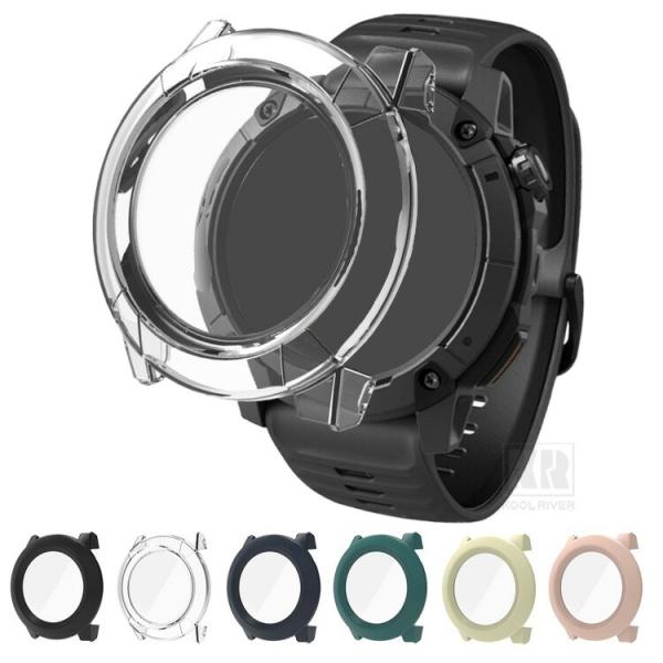 COROS NOMAD ケース カバー 強化ガラス（ガラスフィルム）付き 全面保護 液晶保護ケース ...