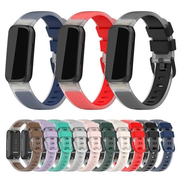 Fitbit Inspire 3 交換バンド ベルト バンド クリア 透明 シリコン 交換リストバン...