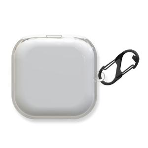 Shokz OpenFit クリアケース 透明 TPU シンプル カラビナ付き 保護