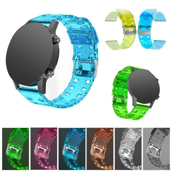 Fossil Gen 5e Smartwatch 44mm/42mm 五世代 ベルト クリア バンド...