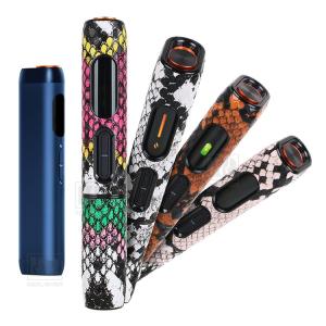 glo Hilo ケース カバー PUレザー パイソン柄 収納 電子たばこ 電子タバコ アイコスカバー 保護ケース BAT グロー ヒーロ 充電対応 持ち運び便利