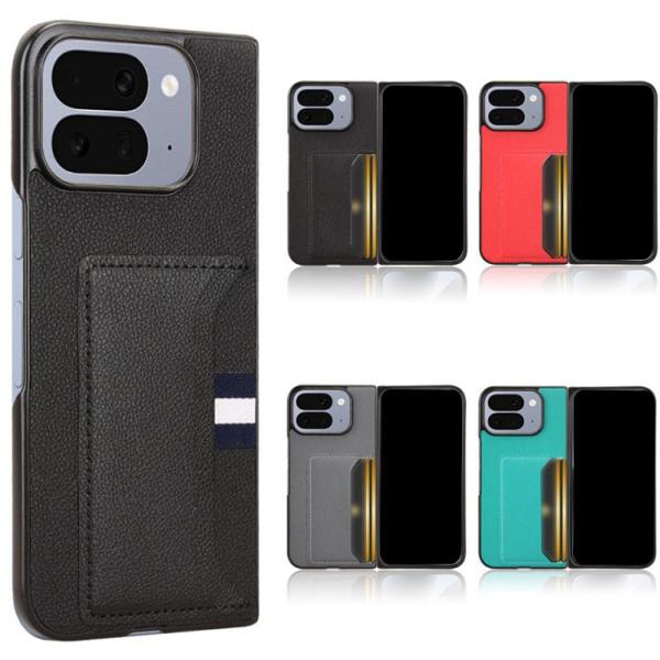 Pixel 10 Pro Fold ケース カバー 折りたたみ PUレザー+プラスチック カード収納...