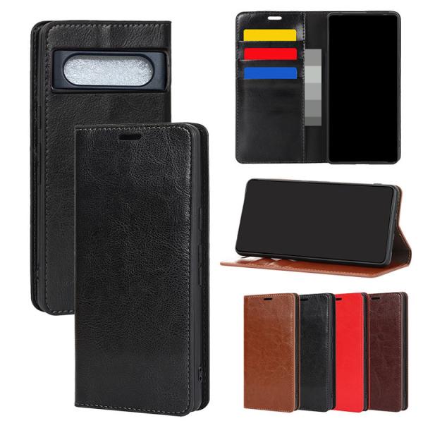 Pixel8 ケース Pixel8 Pro カバー 手帳型 PUレザー スタンド機能 ストラップホー...