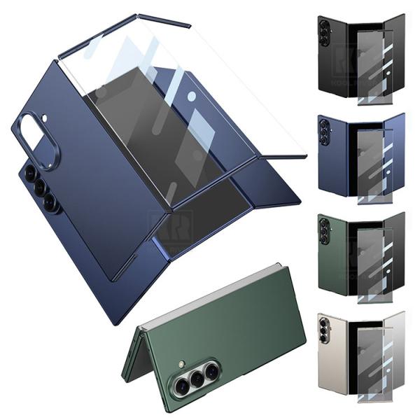 Galaxy Z TriFold ケース カバー 折りたたみ型 三つ折り プラスチック 強化ガラスフ...