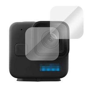 GoPro HERO11 BLACK Mini カメラカバー ガラスフィルム 2枚入り カメラ保護 レンズカバー ゴープロ ヒーロー11 ブラック ミニ 強化ガラス レンズ保護