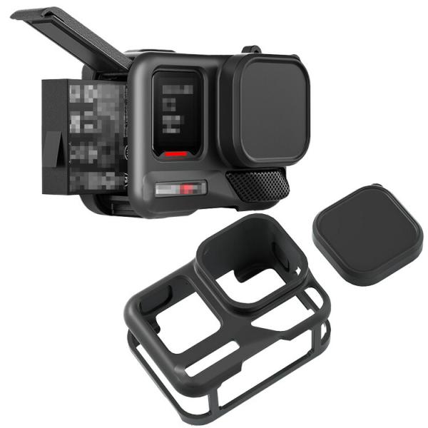 Insta360 Ace Pro 2 ケース カバー+カメラレンズ保護 シリコンケース/カバー 耐衝...