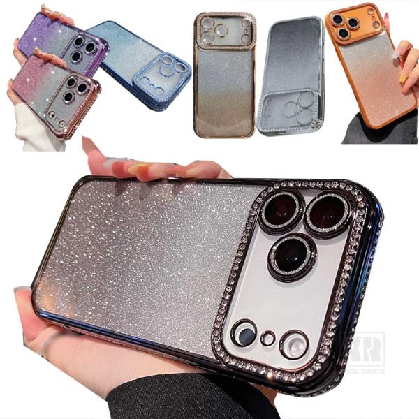 iPhone17 ケース 17 Air/17 Pro/17 Pro Max  カバー メッキ グリッ...