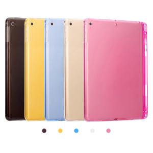 iPad 2019 ケース 10.2インチ2021/2020/2019モデルTPU透明薄型スリムペン収納