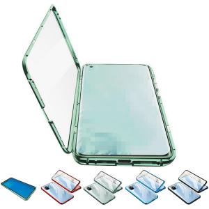 Xiaomi Mi 11 Lite 5G ケース/カバー アルミバンパー クリア 透明 前後強化ガラス かっこいい シャオミ 11 ライト 5G アルミサイドバンパー おすすめ