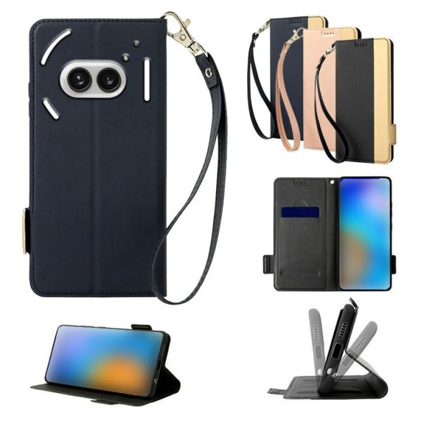 Nothing Phone 3a ケース 3a Pro 手帳型 カバー PUレザー 手帳型PUレザー...