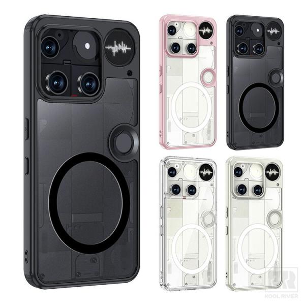 Nothing Phone 3 ケース カバー マット 透明 TPU +プラスチック シンプル 保護...