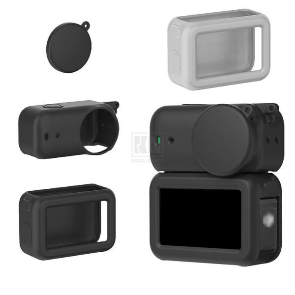 Osmo Nano シリコンケース/カバー 耐衝撃 カバー シリコンカバー + レンズ保護 DJI ...