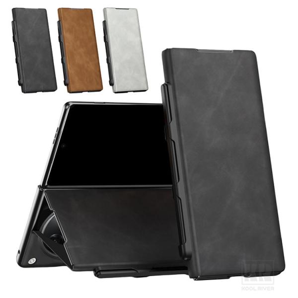OPPO Find N6対応 ケース カバー 折りたたみ型 手帳型PUレザーケース ペン収納 PUレ...